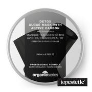 Maseczki do twarzy - Organic Series Organic Series Detox Algae Mask With Active Carbon Maska algowa z aktywnym węglem 200 ml - miniaturka - grafika 1