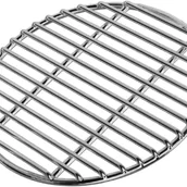 Akcesoria do grilla - Grill okrągły, grill węglowy, akcesoria do grilla ogrodowego ze stali nierdzewnej, grill zewnętrzny, barbecue, 38 cm - miniaturka - grafika 1