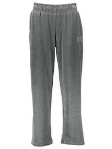 Puma Spodnie dresowe "Essentials Plus Velour" w kolorze szarym - Spodnie sportowe damskie - miniaturka - grafika 1