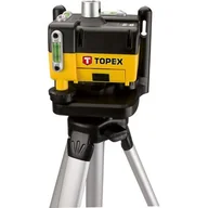 Poziomice, łaty, miary - TOPEX Poziomnica laserowa obrotowa, statyw - miniaturka - grafika 1