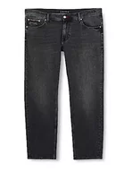 Spodenki męskie - Tommy Hilfiger Męskie spodnie jeansowe Bt-rgl Madison Str Morgan Blk-B, Morgan Czarny, 40W / 34L - miniaturka - grafika 1