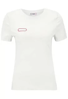 Koszulki i topy damskie - FILA Damska koszulka z tabliczką, jasna biel, L, Bright White, L - grafika 1