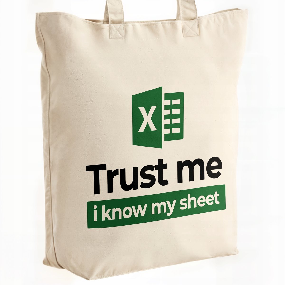 Torba bawełniana premium Trust Me Excel Zabawny Prezent