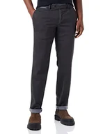 Spodenki męskie - Eurex by Brax Męskie spodnie Joe Cotton Flex, z płaskim przodem, szare, 28 - miniaturka - grafika 1