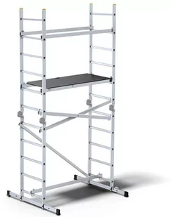 Rusztowanie aluminiowe przegubowe jezdne HIGHER MultiTec   4m - Rusztowania - miniaturka - grafika 1