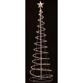 Ozdoby bożonarodzeniowe - Choinka zewnętrzna 100 LED Bright ciepły biały 150 cm - miniaturka - grafika 1