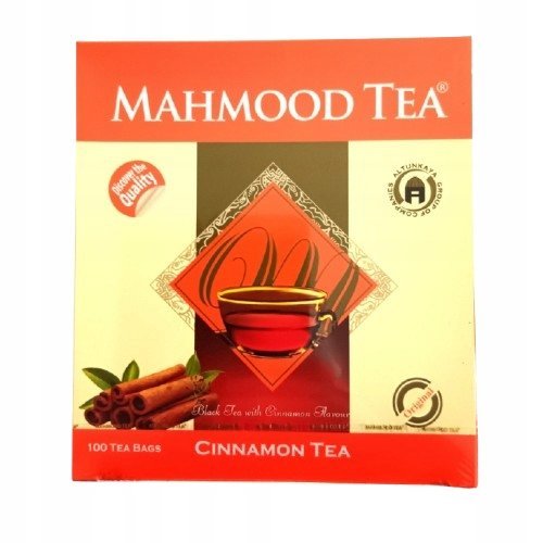 Herbata czarna o smaku cynamonowym ekspresowa Mahmood – 100 torebek