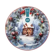 Talerze - Talerz deserowy Holly Night 19 cm - miniaturka - grafika 1