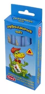 Kredki, ołówki, pastele i pisaki - Toma Kredki świecowe trójkątne Zębozaurus - miniaturka - grafika 1