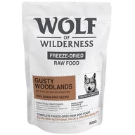 Sucha karma dla psów - Wolf of Wilderness "Gusty Woodlands", wołowina, dorsz i indyk - 800 g - miniaturka - grafika 1