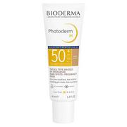 Balsamy i kremy do opalania - Bioderma NAOS POLAND Photoderm M SPF 50+ ciemny, 40ml - miniaturka - grafika 1