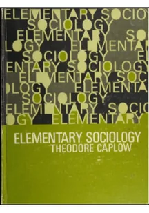 Elementary sociology theodore caplow - Biznes - miniaturka - grafika 1