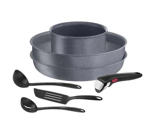 Tefal - Zestaw naczyń kuchennych 7 szt INGENIO NATURAL FORCE - Zestawy garnków i patelni - miniaturka - grafika 1