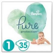 Pieluchy - Pampers Pure Protect Newborn Rozmiar 1 2-5kg,35szt 8001841023120 Zamów do 16:00 wysyłka kurierem tego samego dnia! 8001841023120 - miniaturka - grafika 1