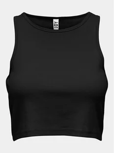 JDY Top Sofia 15275093 Czarny Cropped Fit - Koszulki i topy damskie - miniaturka - grafika 1