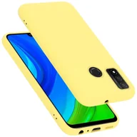 Etui i futerały do telefonów - Pokrowiec Do Huawei P SMART 2020 Etui w LIQUID ŻÓŁTY TPU Silikon Case Cover Obudowa Ochronny Cadorabo - miniaturka - grafika 1