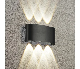 Brilagi - zewnętrzny kinkiet LED FLAREBOX LED/6W/230V czarny IP65 - Lampy ogrodowe - miniaturka - grafika 1