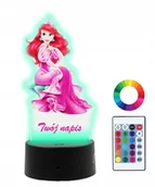 Lampy stojące - Lampka Nocna 3D LED Arielka - miniaturka - grafika 1