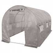 Agrowłókniny - 4iQ Tunel Foliowy Szklarnia 2x4,5m PREMIUM z Siatką PE - miniaturka - grafika 1