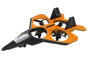 Samolot Dron RC Pomarańczowy Myśliwiec Zdalnie Sterowany Pilot - Zabawki zdalnie sterowane - miniaturka - grafika 2
