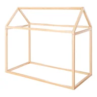 Łóżeczka i kojce - Naturalne łóżko dziecięce w kształcie domku 70x140 cm Montessori – Roba - miniaturka - grafika 1