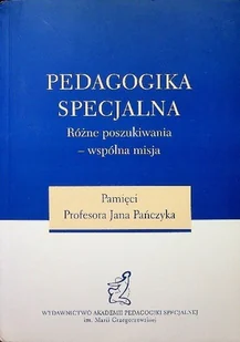 Pedagogika specjalna - Pedagogika i dydaktyka - miniaturka - grafika 1