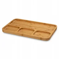 Pojemniki kuchenne - Talerz Bambusowy Patera Na Przekąski Sery 33 Cm - miniaturka - grafika 1