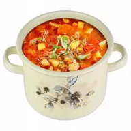 Garnki - Garnek Emaliowany 5,5 L Jaśmin Gaz Indukcja - miniaturka - grafika 1