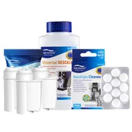 Akcesoria i części do ekspresów do kawy - Zestaw Bosch - Filtr Al-Inte 3szt, Uniwersalny Odkamieniacz 250ml, Cleaneo - miniaturka - grafika 1