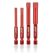 Wiertła - Komplet wierteł diamentowych SMART365 SM-25-SET4HEX | - miniaturka - grafika 1