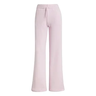 adidas Kobiety ESSENTIALS SMALL LOGO FEEL COZY OPEN HEM PANTS, clear pink/white, M - Spodnie rowerowe - miniaturka - grafika 1
