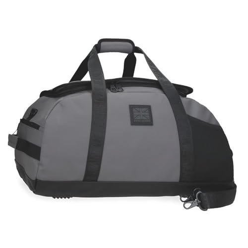 Pepe Jeans Hoxton Torba podróżna szara 56x32x25,5 cm Poliester i PU 45,7 l by Joumma Bags, Szary, Talla única, Torba podróżna