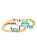 Pociągi dla dzieci - small foot Drewniana kolejka - 3+ - miniaturka - grafika 1