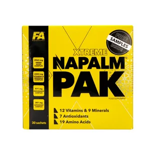 Fitness Authority FA Xtreme Napalm Pak 30sasz - Witaminy i minerały dla sportowców - miniaturka - grafika 1