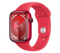 Smartwatch - Apple Watch Series 9 GPS MRYE3QP/A + Cellular 45 mm z aluminium S/M Czerwony - miniaturka - grafika 1