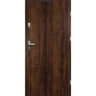 Drzwi zewnętrzne - Isoxa Drzwi zewnętrzne stalowe wejściowe Andromeda 68 orzechowe 90 prawe - miniaturka - grafika 1