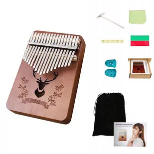 KALIMBA instrument AFRYKAŃSKI pianino ZANZA MBIRA - Akcesoria do perkusji - miniaturka - grafika 1