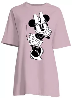 Piżamy damskie - Disney Damska koszula nocna, Różowy, L - grafika 1
