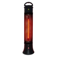 Ogrzewacze tarasowe - Promiennik Kolumnowy Ogrzewacz Apus Black - miniaturka - grafika 1