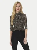 Bluzki damskie - ONLY Bluzka Erica 15141298 Brązowy Regular Fit - miniaturka - grafika 1