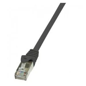 Logilink Patchcord CAT 5e F/UTP3 m czarny CP1063S - Kable - miniaturka - grafika 1