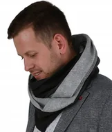 Apaszki i szaliki męskie - Ciepły KOMIN MĘSKI - szalik na zimę prezent 1K - miniaturka - grafika 1