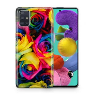 Etui na telefon komórkowy Pokrowiec ochronny na Samsung Galaxy A5 (2017) Etui Pokrowiec Torba Zderzak TPU, Model:Samsung Galaxy A5 (2017), Wybierz motyw:Kolorowe róże - Etui i futerały do telefonów - miniaturka - grafika 1