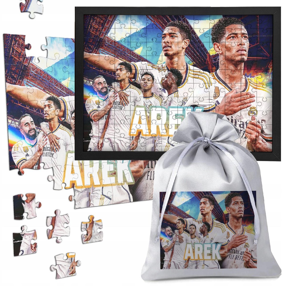 PUZZLE JUDE BELLINGHAM REAL MADRID 120 el W RAMCE A4 PREZENT Y5