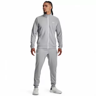 Męskie spodnie treningowe Under Armour Sportstyle Tricot Jogger - szare - UNDER ARMOUR - Spodnie sportowe męskie - miniaturka - grafika 1