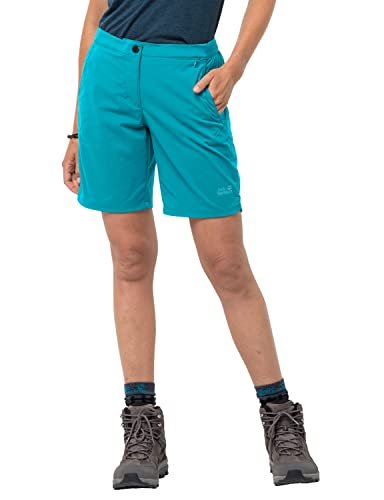 Jack Wolfskin Damskie Szorty Hilltop Trail W, Dark Aqua, 34