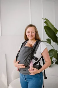 Kavka Nosidło Kavka MultiAge: Magnet Linen 2024 Regulowane - Nosidełka dla dzieci - miniaturka - grafika 1