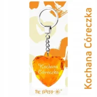 Breloczki dla dzieci - Brelok Serce Kochana Córeczka - Be-Happy Gifts - miniaturka - grafika 1