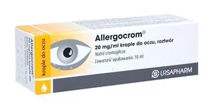 Ursa Pharm URSAPHARM ARZNEMITTEL GMBH Allergocrom krop.do oczu 0,02 g/1ml NZ - Leki na alergię - miniaturka - grafika 1
