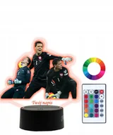Lampy stojące - Lampka Nocna 3D LED Mundial Szczęsny - miniaturka - grafika 1